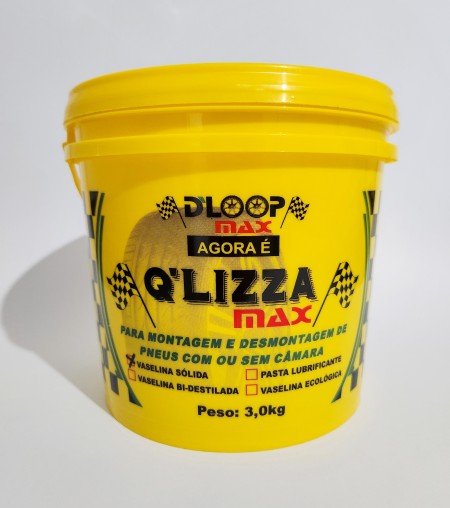 Vaselina Sólida Para Montagem De Pneus 3 Kg Q´LIZZA Max